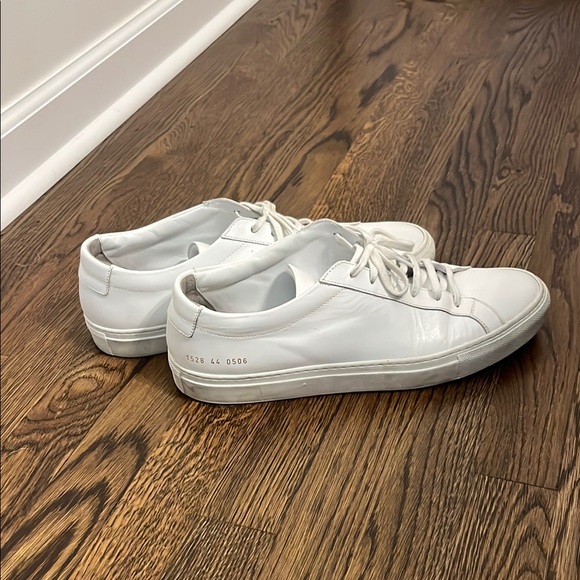 Common Projects Achilles White Leather Low Sneakers - Picture 1 of 6